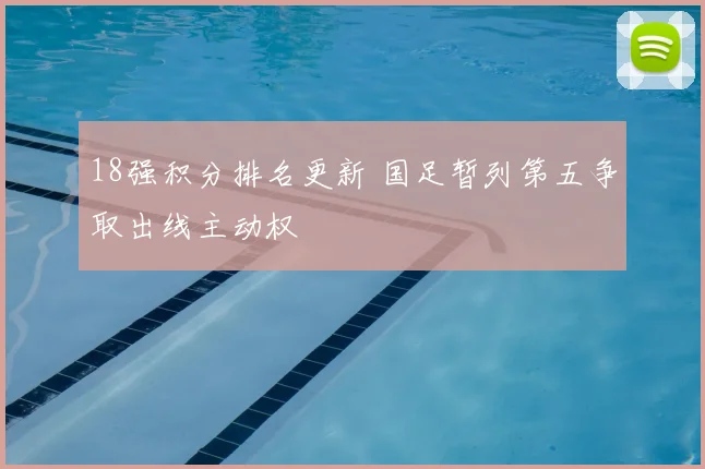 18强积分排名更新 国足暂列第五争取出线主动权